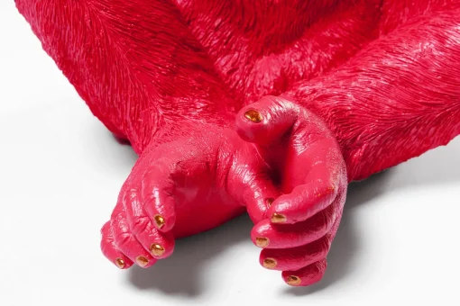 KARE Design SALVADANAIO MONKEY KIKAZARU ROSSO - KARE> Salvadanaio