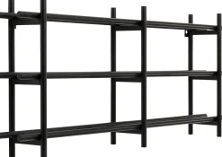 KARE Design Scaffale portabottiglie Cape Town nero 80x34cm - KARE> Portabottiglie