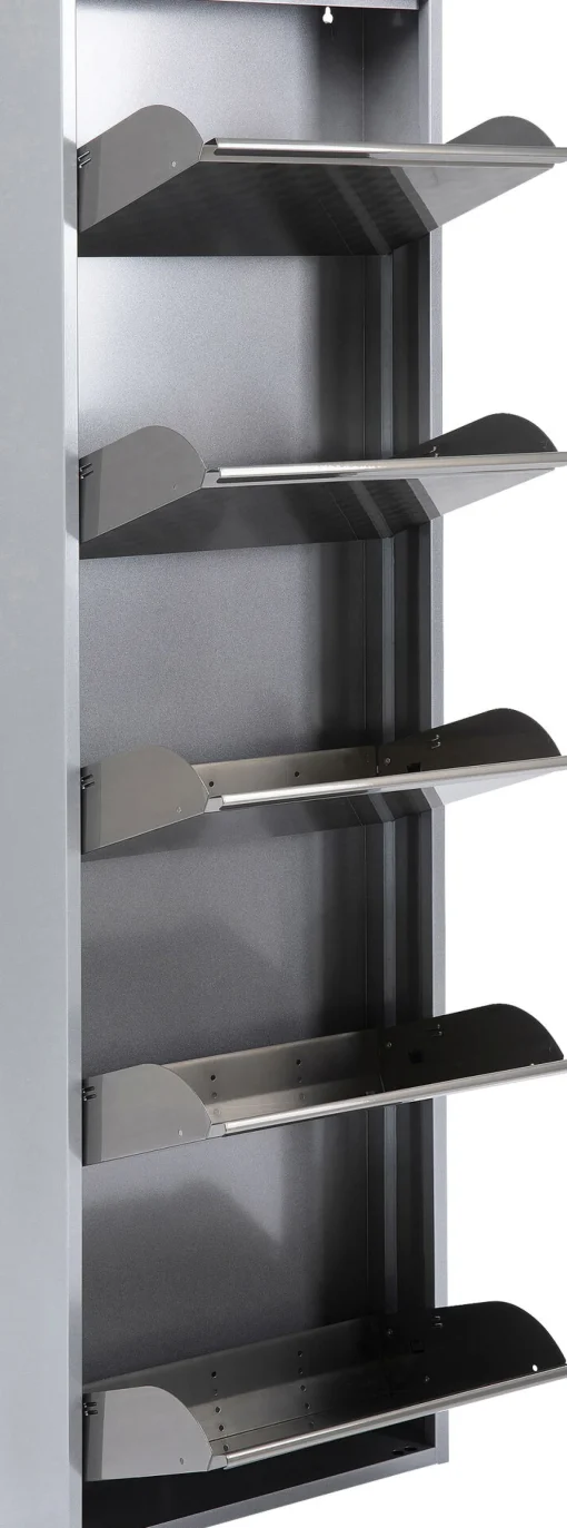 KARE Design Scarpiera Caruso 5 Argento/Spazzolato (Mailorder) - KARE> Scarpiera