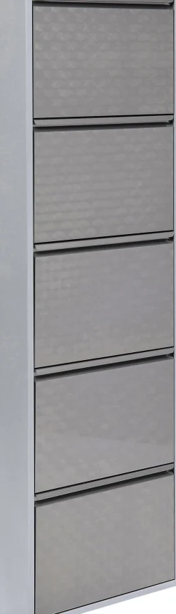 KARE Design Scarpiera Caruso 5 Argento/Spazzolato (Mailorder) - KARE></noscript> Scarpiera