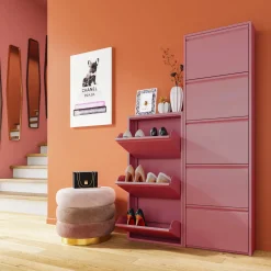 KARE Design Scarpiera Caruso 3 rosa (MO) - KARE> Scarpiera