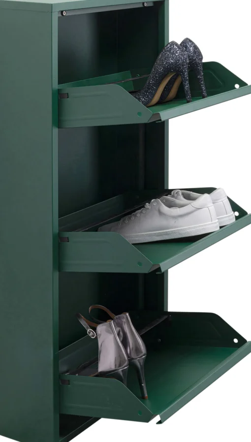 KARE Design Scarpiera Caruso 3 verde (MO) - KARE> Scarpiera