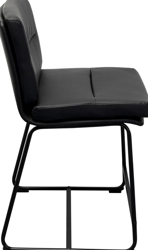 KARE Design Sedia bar Ginny Nero 60cm - KARE> Sgabelli Bar