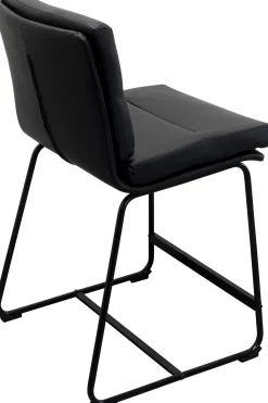 KARE Design Sedia bar Ginny Nero 60cm - KARE> Sgabelli Bar