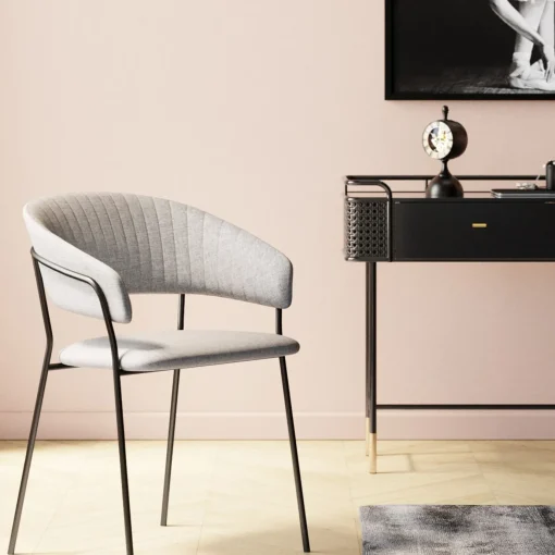KARE Design Sedia con braccioli Belle beige (2/set) - KARE> Sedie