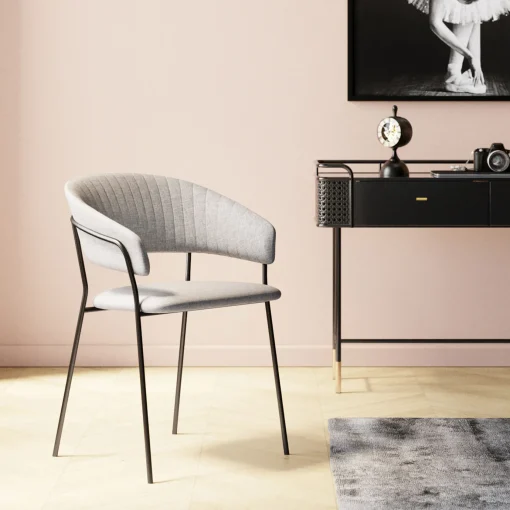KARE Design Sedia con braccioli Belle beige (2/set) - KARE> Sedie