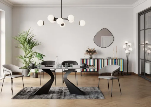 KARE Design Sedia con braccioli Belle beige (2/set) - KARE> Sedie