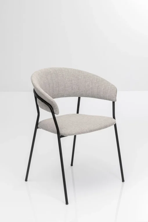 KARE Design Sedia con braccioli Belle beige (2/set) - KARE> Sedie