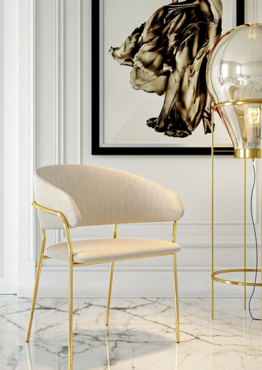 KARE Design SEDIA CON BRACCIOLI BELLE CREMA (2/SET) - KARE> Sedie