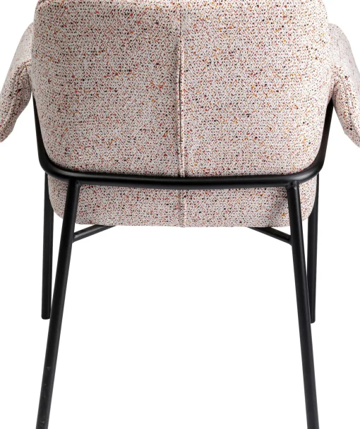 KARE Design Sedia con braccioli Bess Beige Flitter - KARE> Sedie