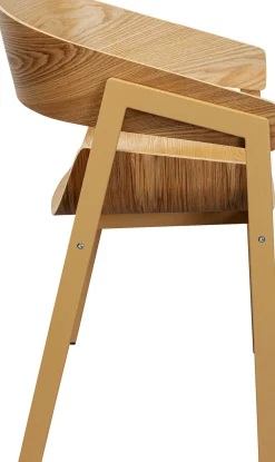 KARE Design Sedia con braccioli Biarritz natura - KARE> Sedie