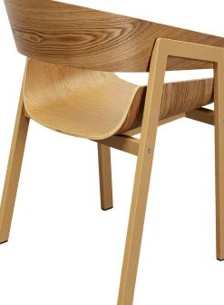 KARE Design Sedia con braccioli Biarritz natura - KARE> Sedie