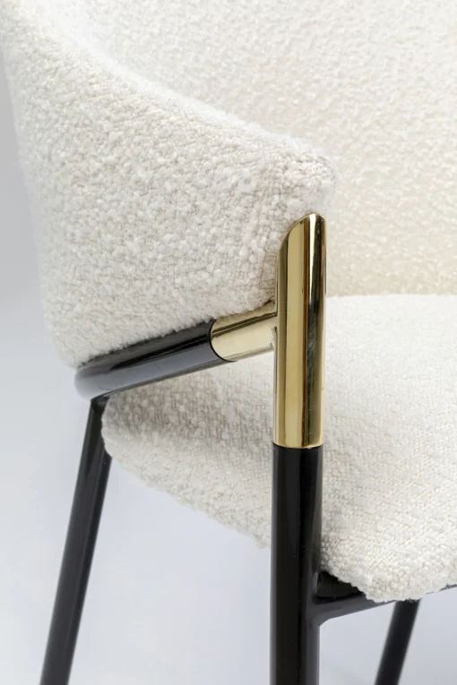 KARE Design Sedia con braccioli Boulevard bianco - KARE> Sedie