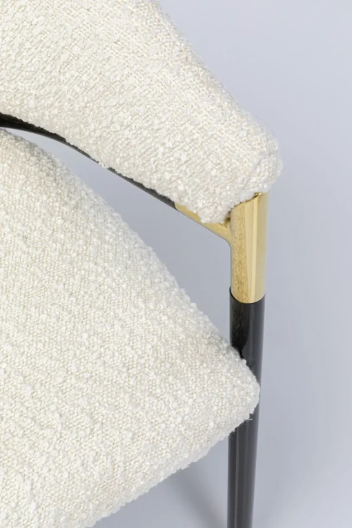 KARE Design Sedia con braccioli Boulevard bianco - KARE> Sedie