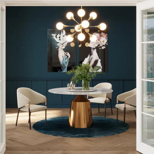KARE Design Sedia con braccioli Boulevard bianco - KARE> Sedie