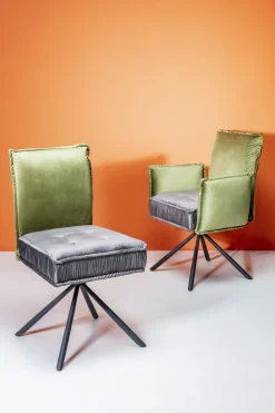 KARE Design SEDIA CON BRACCIOLI CHELSEA VERDE - KARE></noscript> Sedie