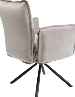 KARE Design Sedia con braccioli Chelsea grigio - KARE></noscript> Sedie