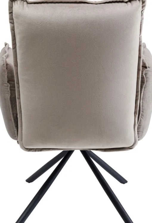 KARE Design Sedia con braccioli Chelsea grigio - KARE> Sedie