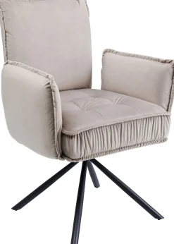 KARE Design Sedia con braccioli Chelsea grigio - KARE></noscript> Sedie