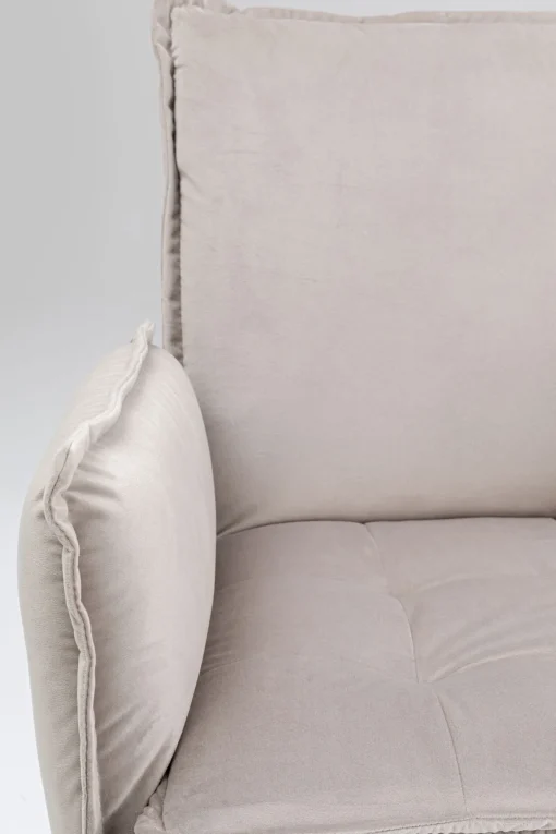 KARE Design Sedia con braccioli Chelsea grigio - KARE> Sedie