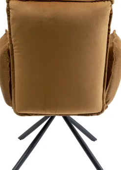 KARE Design Sedia con braccioli Chelsea marrone - KARE></noscript> Sedie