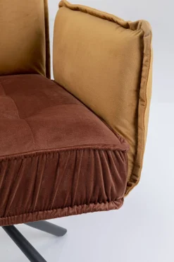KARE Design Sedia con braccioli Chelsea marrone - KARE></noscript> Sedie
