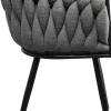 KARE Design Sedia con braccioli Dean grigio - KARE> Sedie