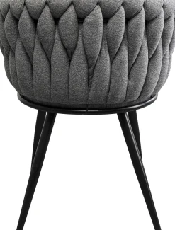 KARE Design Sedia con braccioli Dean grigio - KARE></noscript> Sedie