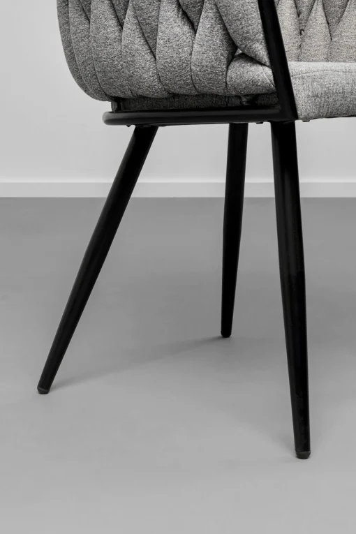 KARE Design Sedia con braccioli Dean grigio - KARE> Sedie