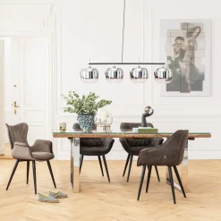 KARE Design Sedia Con Braccioli Dream Marrone - KARE> Sedie