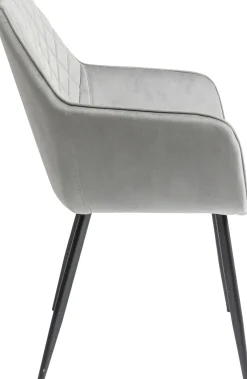 KARE Design Sedia con braccioli Kayla grigio - KARE> Sedie