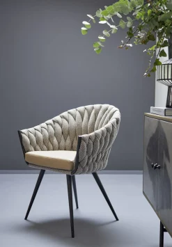 KARE Design SEDIA CON BRACCIOLI KNOT TWEED - KARE></noscript> Sedie