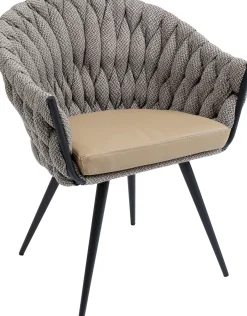 KARE Design SEDIA CON BRACCIOLI KNOT TWEED - KARE></noscript> Sedie