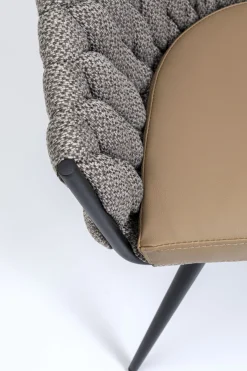 KARE Design SEDIA CON BRACCIOLI KNOT TWEED - KARE></noscript> Sedie