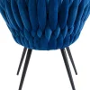 KARE Design SEDIA CON BRACCIOLI KNOT BLU - KARE> Sedie