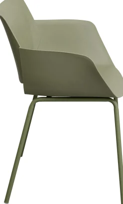 KARE Design Sedia con braccioli Madeira verde - KARE> Sedie