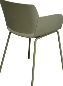 KARE Design Sedia con braccioli Madeira verde - KARE> Sedie