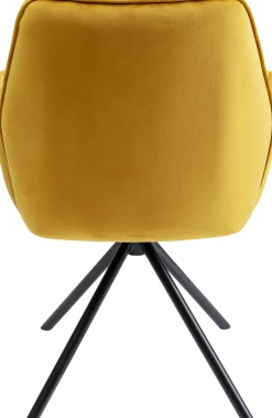 KARE Design SEDIA CON BRACCIOLI MILA GIALLO - KARE> Sedie