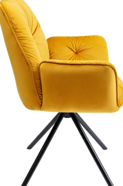KARE Design SEDIA CON BRACCIOLI MILA GIALLO - KARE></noscript> Sedie