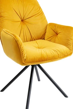 KARE Design SEDIA CON BRACCIOLI MILA GIALLO - KARE></noscript> Sedie