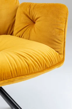KARE Design SEDIA CON BRACCIOLI MILA GIALLO - KARE></noscript> Sedie