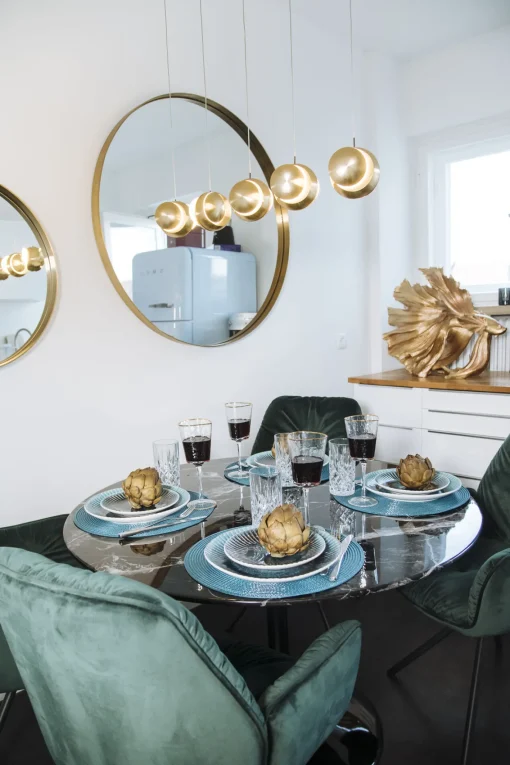 KARE Design SEDIA CON BRACCIOLI MILA VERDE - KARE> Sedie