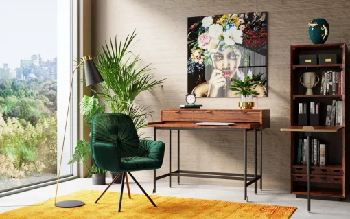 KARE Design SEDIA CON BRACCIOLI MILA VERDE - KARE> Sedie