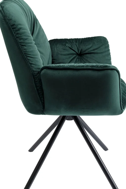KARE Design SEDIA CON BRACCIOLI MILA VERDE - KARE> Sedie