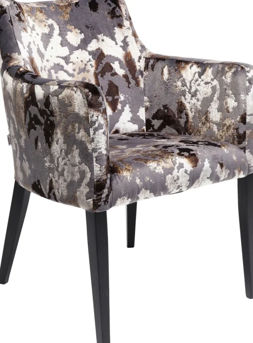 KARE Design SEDIA CON BRACCIOLI MODE SUBLIME-BRUNO SCURO - KARE> Sedie
