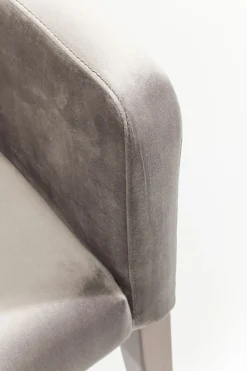 KARE Design SEDIA CON BRACCIOLI MODE VELLUTO GRIGIO - KARE></noscript> Sedie
