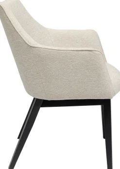 KARE Design Sedia con braccioli Modino crema - KARE> Sedie