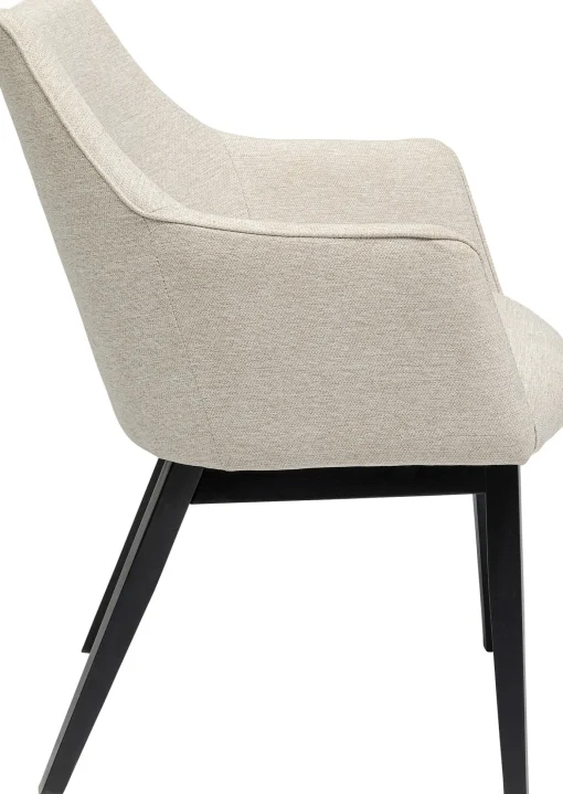 KARE Design Sedia con braccioli Modino crema - KARE> Sedie