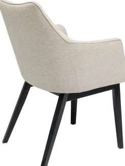 KARE Design Sedia con braccioli Modino crema - KARE> Sedie