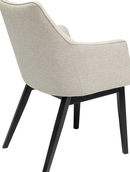 KARE Design Sedia con braccioli Modino crema - KARE> Sedie